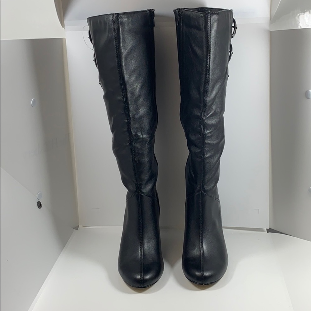 Bella Vita Transit II Wide Calf Wms Black Boots 8M
